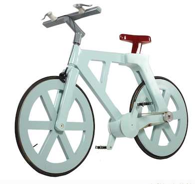 bicycle made of cardboard