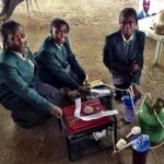 African teens pee-powered machine