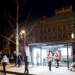 Swedish bus stop features light therapy
