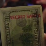 100 Dollar bill w/ Secret Santa stamp