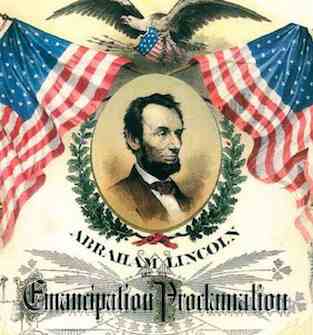Emancipation Proclamation Lincoln poster