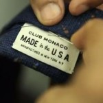 Made in the USA tie-stiching by Club Monaco