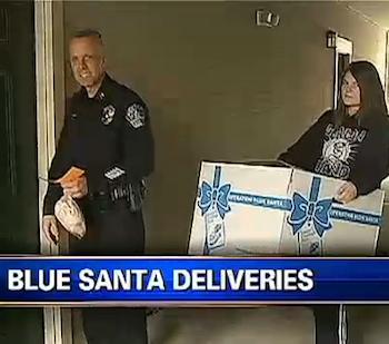Blue Santa Delivery - video snapshot