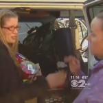 supplies after storm from NY woman