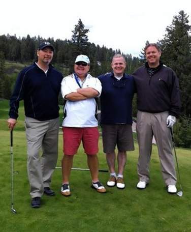 golfing friends play tag for 23 yrs