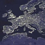 night Europe satellite-NASA