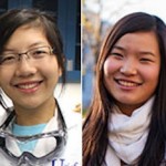 Miranda Wang and Jenny Yao - young scientists