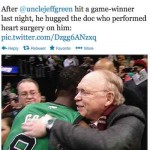 basketball player hugs surgeon - Twitter