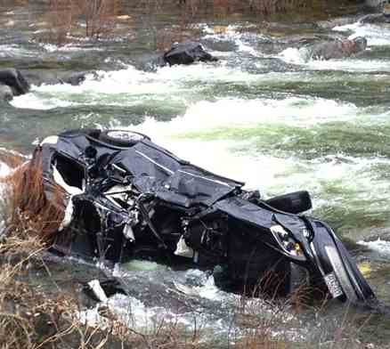 car crashed-El Dorado fire dept photo
