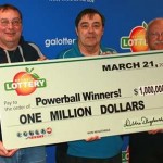 lottery shared by 3 friends with pact