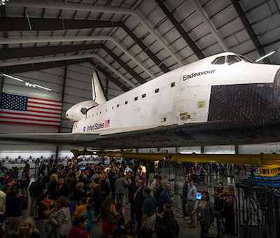 space shuttle exhibit