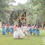 Wedding dinosaur photoshopped-QuinnMillerPhotog