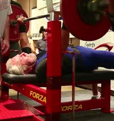 weightlifting senior Sy Perlis-USA Today video snapshot