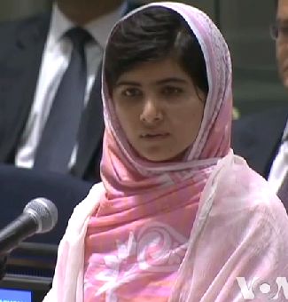 Malala at UN