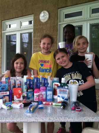 birthday party gifts go to good cause-Familyphoto