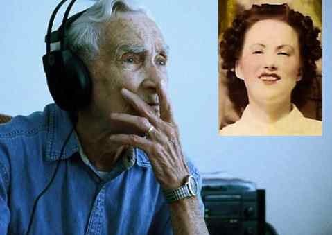 elderly songwriter Fred Stobaugh dreams of wife-GreenShoeStudios
