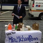 grad student gives out coffee - Michael Penn.com