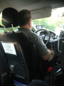 Cab driver - Jim Higley photo