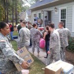 military volunteers help dying soldier-FortBraggHdqr