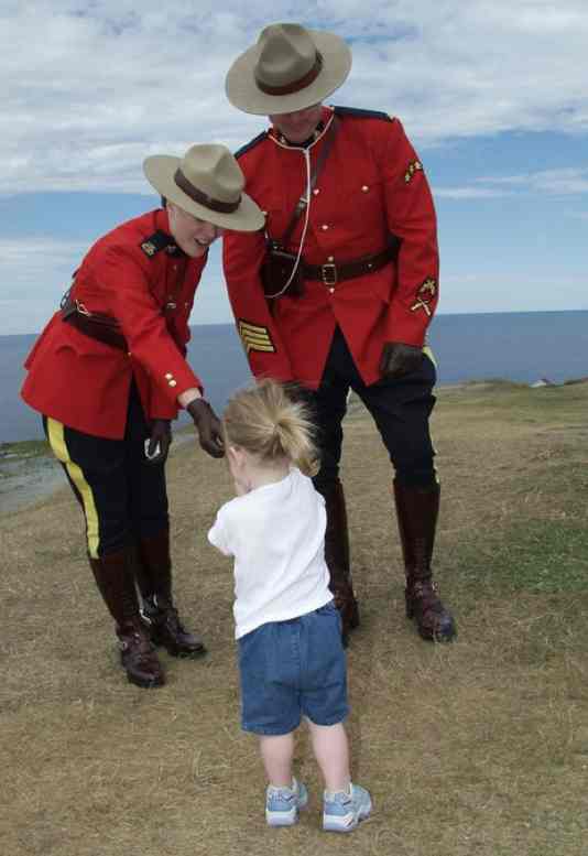 Canadian Mounted Police give to toddler FB RCMP