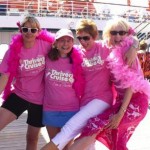 pink breast cancer cruising women