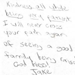 Note from Jake-WTVD