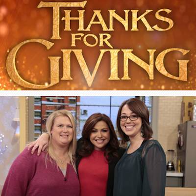 Thanks for Giving-Rachel Ray with heroes