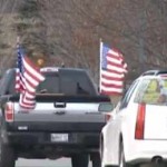 flagged cars in Wreaths across America-WCSHvid