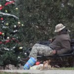 Christmas elves prank homeless