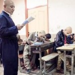 Iran teacher shaves head for pupil-Bahman Shahbazi for Tasnim