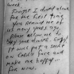 napkin note buys dinner for young couple