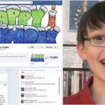 Facebook birthday page for Colin