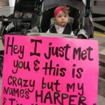 baby poster welcomes dad home with pop verse
