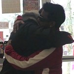 hugging homeless man given lottery winnings-YouTube