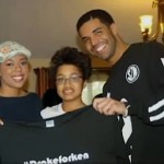 Drake visits dying teen fan