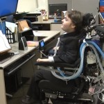 Dominic Bergfield in wheelchair writes novel as quadriplegic