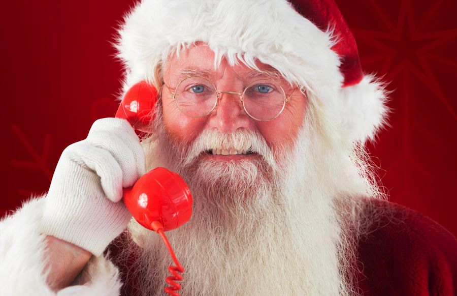 Image result for santa claus phone