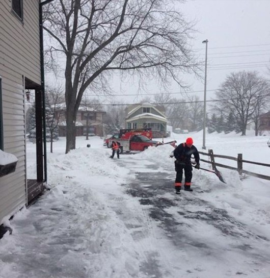 After Rescuing Him From Heart Attack Medics Return to Finish Shoveling His Driveway Good News