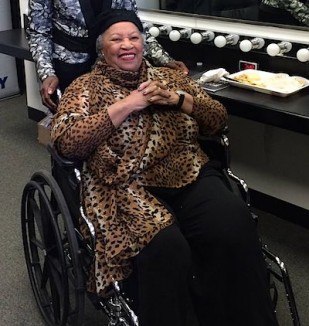 toni morrison in wheelchair - FB