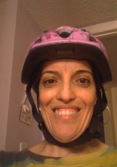 Nicole Luongo bike helmet submitted