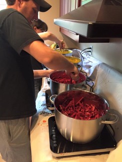 CrayonRecycler stirring The Crayon Initiative Facebook