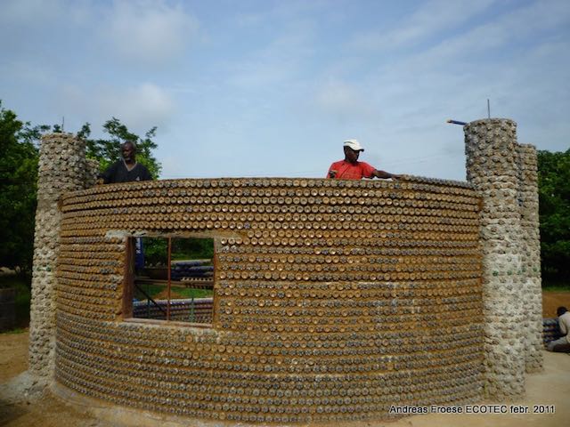 Plastic bottle house Facebook Andreas Froese