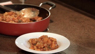 Sweet Potato, Cauliflower & Eggplant Currysweet potato and eggplant curry KitchenCurry youtube screenshot