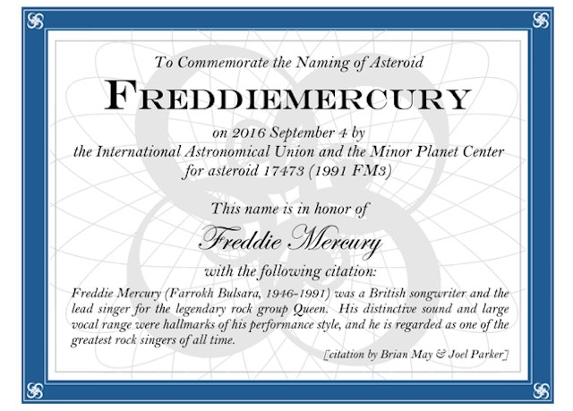 Freddie Mercury Certificate-Facebook