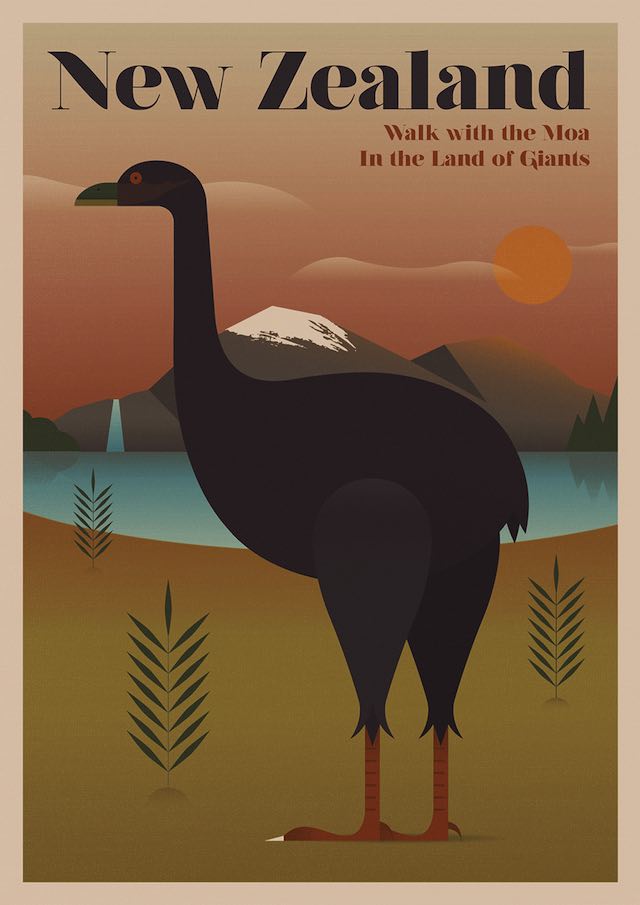 Moa Poster-Unknown Tourism