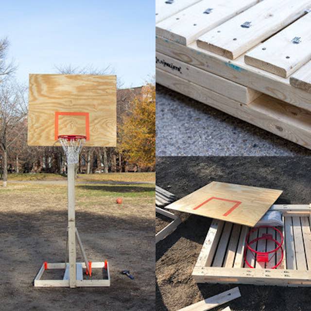 Pallet Basketball Net-Submitted