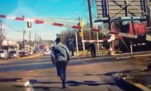 Watch Heroes Rush to Save Elderly Woman From Oncoming Train - Good News ...