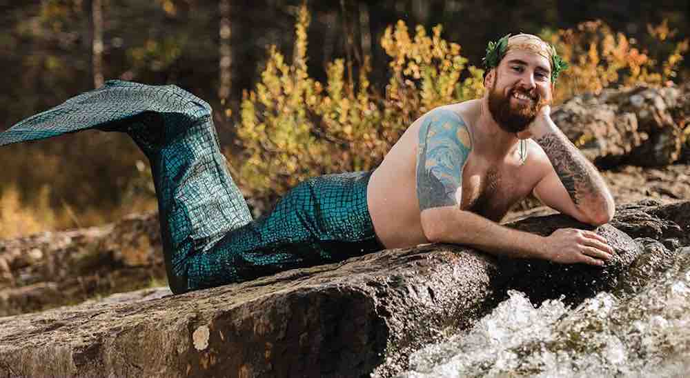 Bearded Guys Pose in Mermaid Calendar to Raise Funds For Therapy Horses