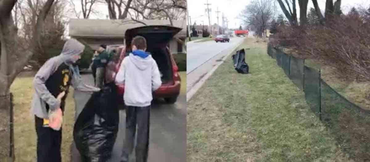 When Senior Couple Receives Citation Over Trash Filled Yard Teens Step In To Help