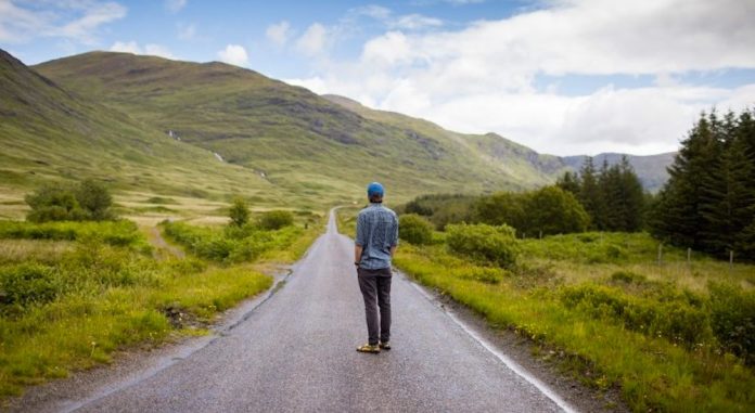 man-on road-publicdomain